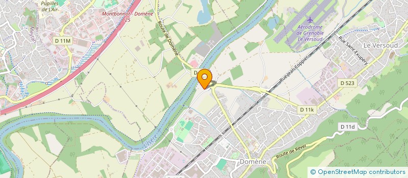 localisation de l'entreprise LA BAMBU'LA TEAM  DOMENE