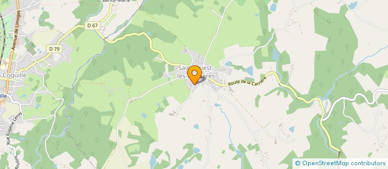 localisation de l'entreprise LA BANALE COMPAGNIE  SAINT-PRIEST-LES-FOUGERES