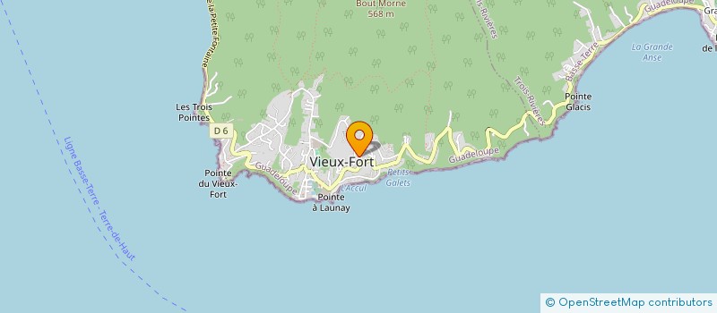 localisation de l'entreprise LA BANANE à VIEUX-FORT