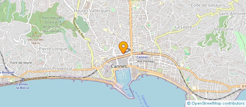 localisation de l'entreprise LA BANANE à CANNES