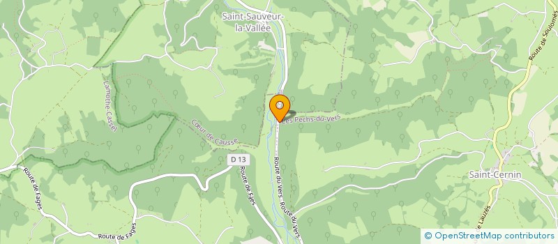 localisation de l'entreprise LA BANCHE  LES PECHS DU VERS