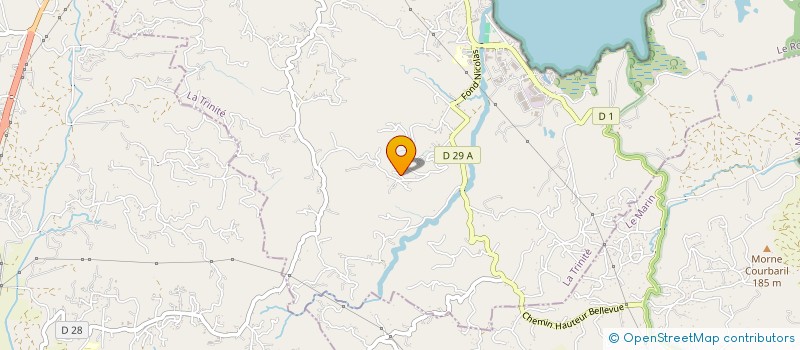 localisation de l'entreprise LA BAND A CHABIN  LE ROBERT