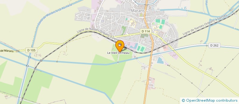 localisation de l'entreprise LA BAND'A MARANS  MARANS