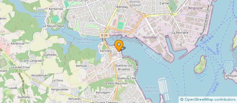 localisation de l'entreprise LA BANDA  LARMOR-PLAGE