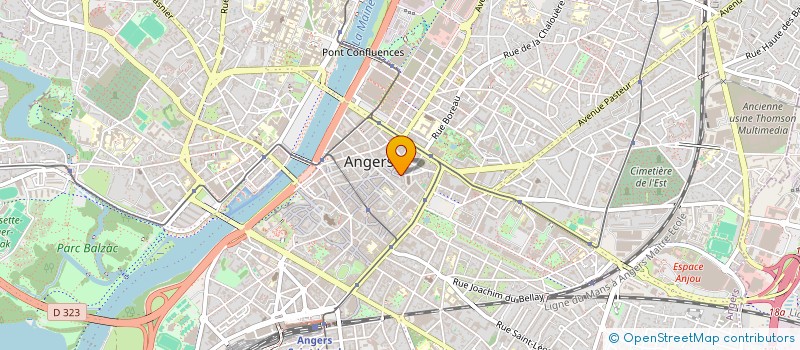 localisation de l'entreprise LA BANDA RILLAUDS à ANGERS