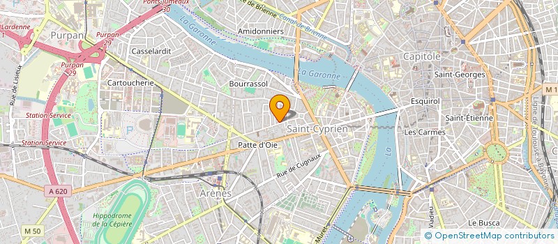 localisation de l'entreprise LA BANDE A BAR'HAM  TOULOUSE