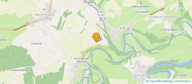localisation de l'entreprise LA BANDE A BUZZY à MENIL-HUBERT-SUR-ORNE