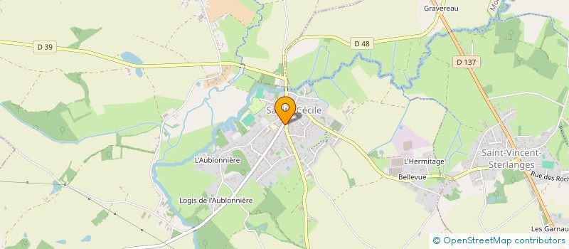localisation de l'entreprise LA BANDE A CECILE à SAINTE-CECILE