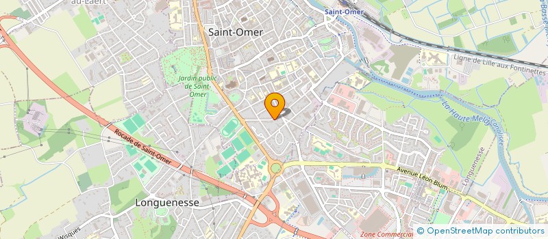 localisation de l'entreprise LA BANDE A FERNANDE  SAINT-OMER