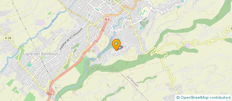 localisation de l'entreprise LA BANDE A GUINGUETTE  LE TAMPON