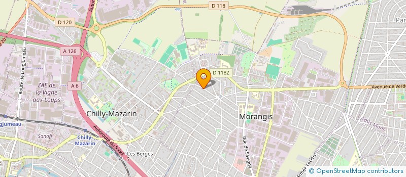 localisation de l'entreprise LA BANDE A LULU  MORANGIS