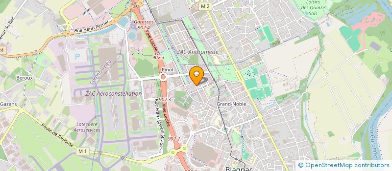localisation de l'entreprise LA BANDE A PROPOS à BLAGNAC