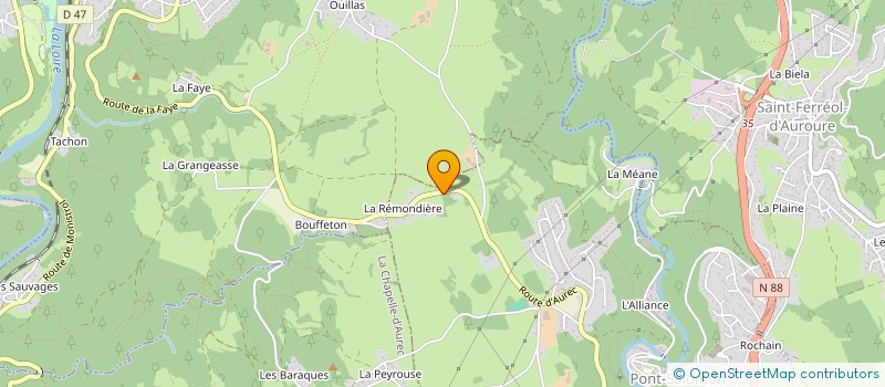 localisation de l'entreprise LA BANDE A STAN  PONT-SALOMON