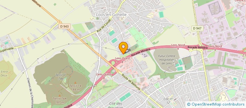 localisation de l'entreprise LA BANDE DE PARENTS DE L ECOLE BASLY à LOOS EN GOHELLE