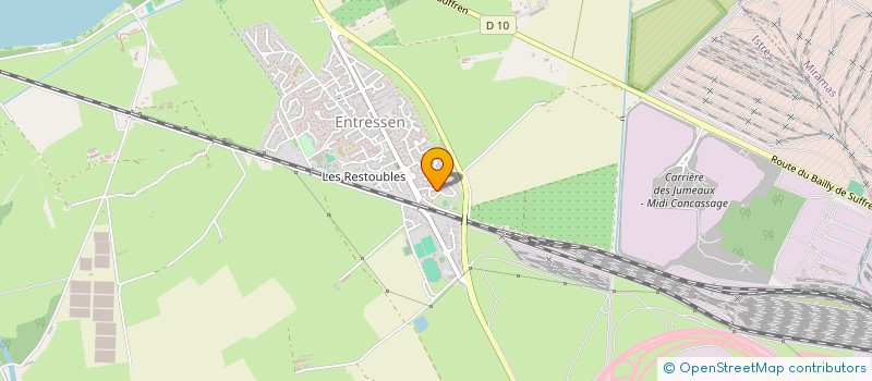 localisation de l'entreprise LA BANDE DES PITCHOUNES  ISTRES