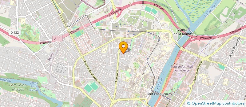 localisation de l'entreprise LA BANDE DU REPAIRE à ANGERS