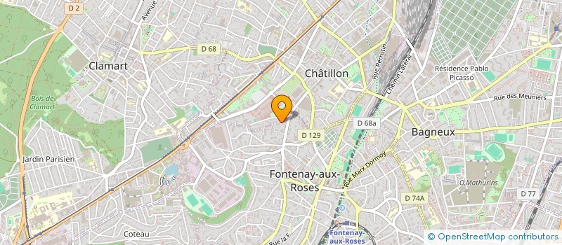 localisation de l'entreprise LA BANDE FM à FONTENAY-AUX-ROSES