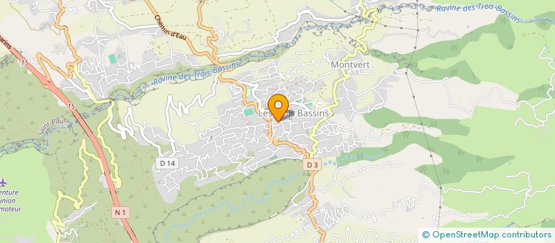 localisation de l'entreprise LA BANDE ORGANISEE.RE  LES TROIS-BASSINS