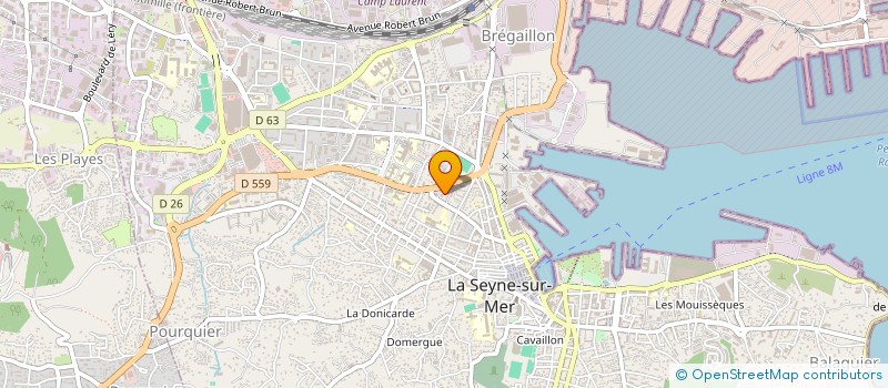 localisation de l'entreprise LA BANDE PASSANTE à LA SEYNE-SUR-MER