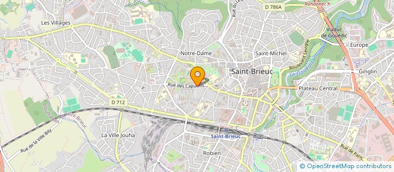 localisation de l'entreprise LA BANDE SON à SAINT-BRIEUC