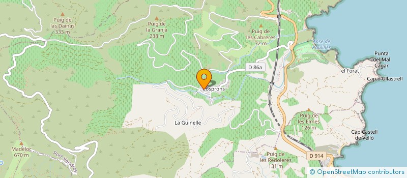 localisation de l'entreprise LA BANETTE  PORT-VENDRES