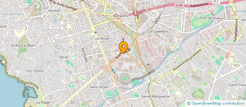 localisation de l'entreprise LA BANETTE DU STADE  MARSEILLE