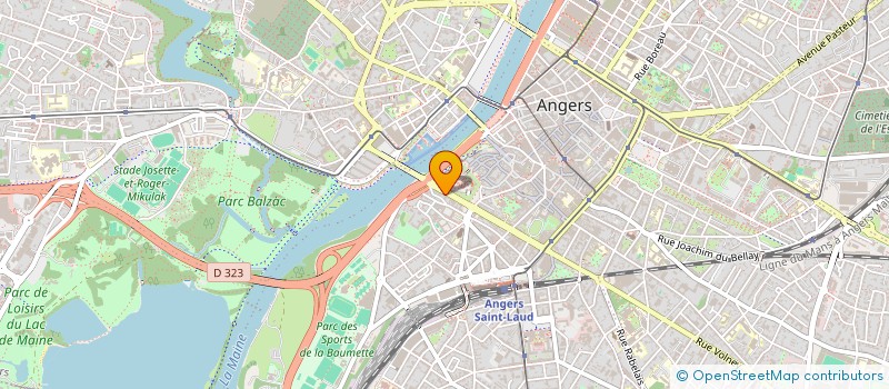 localisation de l'entreprise LA BANKIZ à ANGERS