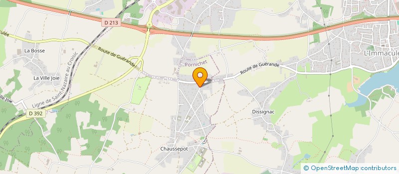 localisation de l'entreprise LA BANNIERE à PORNICHET