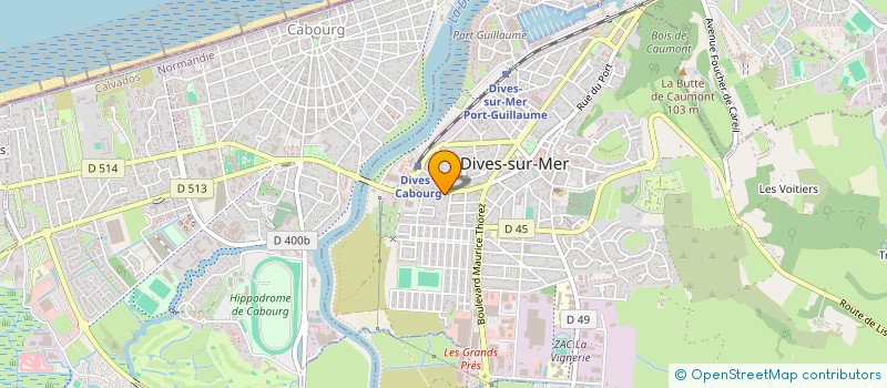 localisation de l'entreprise LA BANNIERE NORMANDE  DIVES-SUR-MER