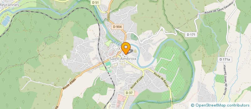 localisation de l'entreprise LA BANQUE  SAINT-AMBROIX