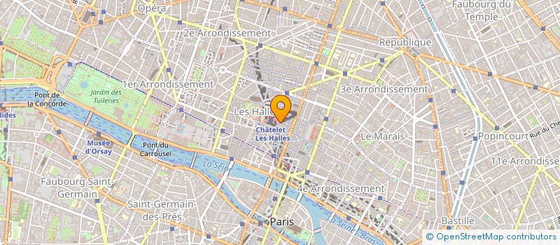 localisation de l'entreprise LA BANQUE DE L'IMAGE à PARIS