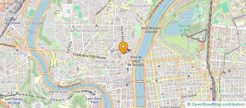 localisation de l'entreprise LA BANQUETTE BLEUE à LYON