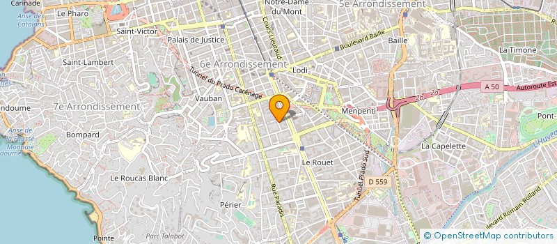 localisation de l'entreprise LA BANQUISE à MARSEILLE