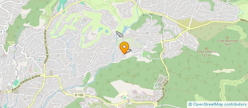 localisation de l'entreprise LA BANQUISE  SAINT-RAPHAEL