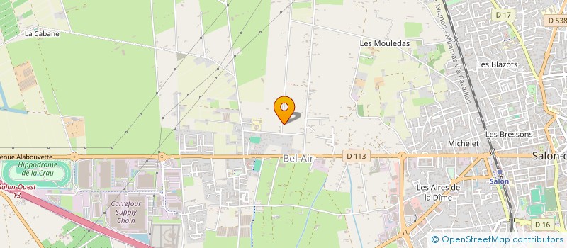 localisation de l'entreprise LA BARACA  SALON-DE-PROVENCE