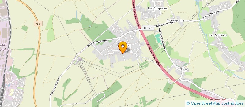 localisation de l'entreprise LA BARACCA  VENOY