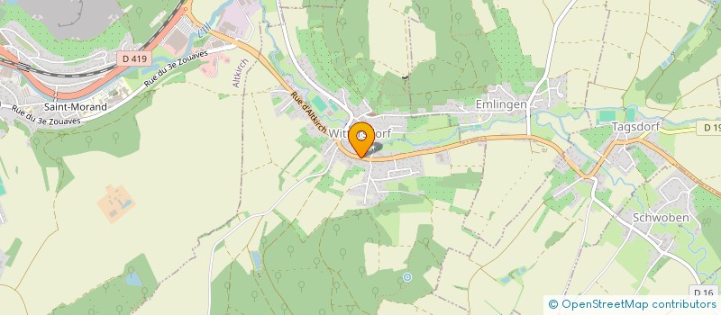 localisation de l'entreprise LA BARACK  KSTLACH