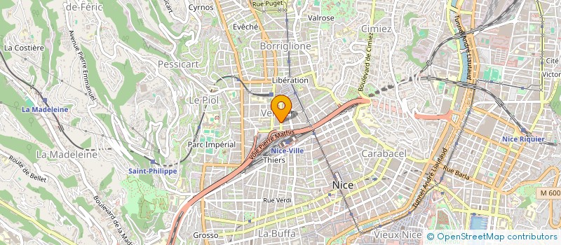 localisation de l'entreprise LA BARAKA à NICE