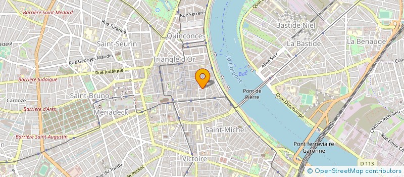 localisation de l'entreprise LA BARAKA  BORDEAUX