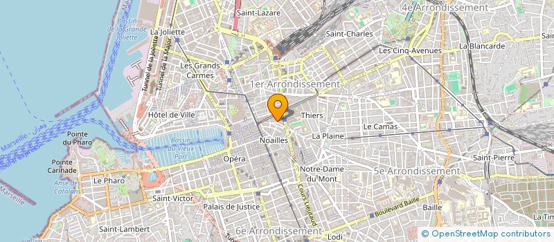 localisation de l'entreprise LA BARAKA à MARSEILLE