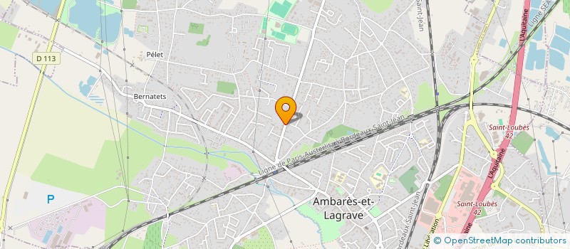 localisation de l'entreprise LA BARAKA  AMBARES-ET-LAGRAVE