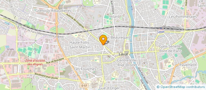 localisation de l'entreprise LA BARAKA à LAVAL