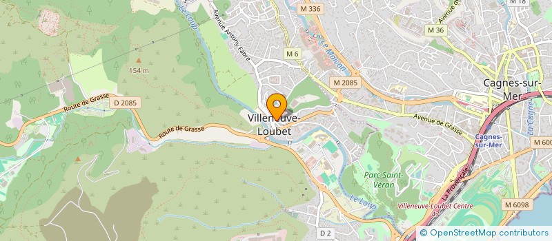 localisation de l'entreprise LA BARAKA  VILLENEUVE-LOUBET