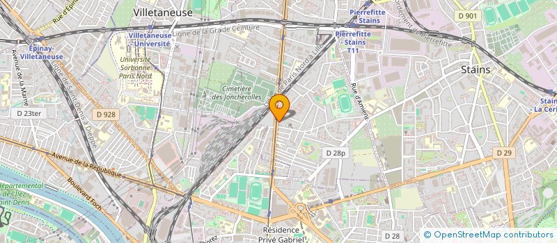 localisation de l'entreprise LA BARAKA à PIERREFITTE-SUR-SEINE