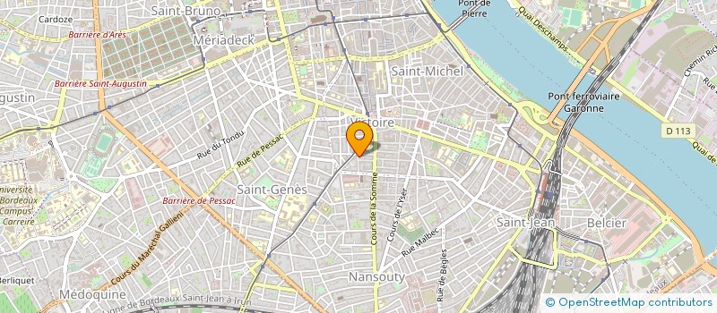 localisation de l'entreprise LA BARAKA  BORDEAUX