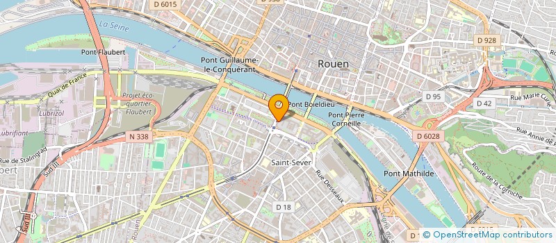 localisation de l'entreprise LA BARAKA  ROUEN