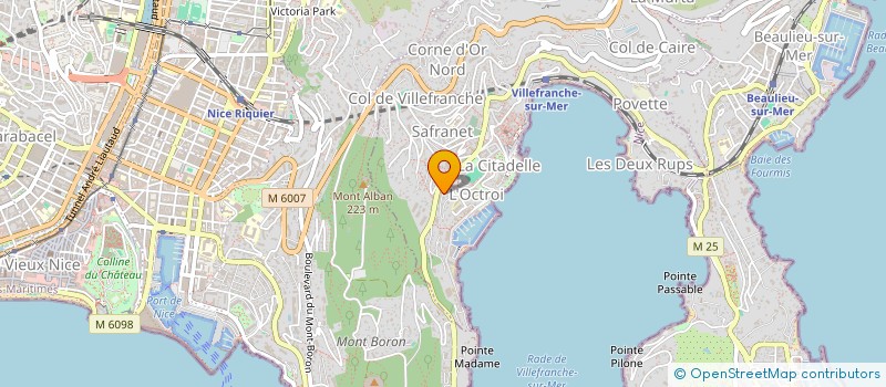 localisation de l'entreprise LA BARAKA DE LA RADE à VILLEFRANCHE-SUR-MER