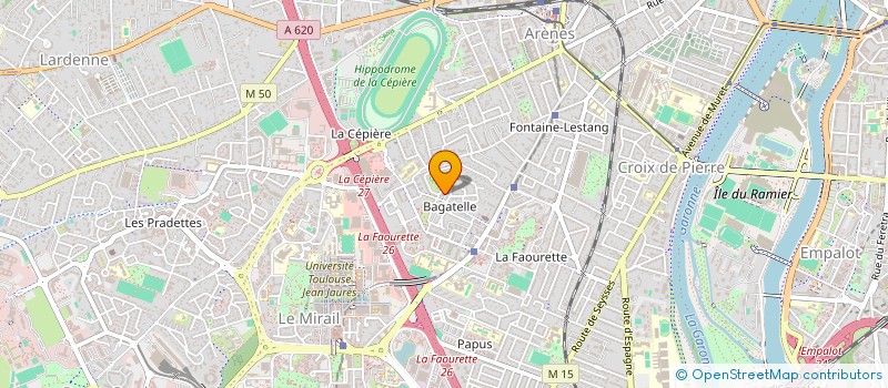 localisation de l'entreprise LA BARAKA EURO-ORIENTALE à TOULOUSE