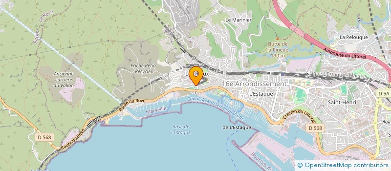 localisation de l'entreprise LA BARAKA M.R  MARSEILLE