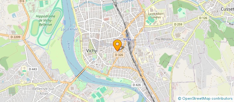 localisation de l'entreprise LA BARAKA'VINS à VICHY